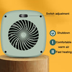 Home Desktop Mini Portable PTC Dumping Power-off Heater, EU Plug, US Plug