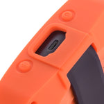Anti-Drop Silicone Audio Storage Protective Cover For Bose Soundlink Micro, Silicone case  Orange, Silicone case  Dark Gray