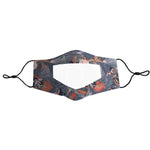 Anti-Fog Lip Language Face Shield For The Deaf And Mute Solid Color Printing Face Shield, Red, Black, Gray, Lake Blue, Printing A, Printing B, Printing C, Printing D, Additive A, Additive B, Additive C
