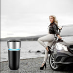 K04 Colorful Car Charger USB Car Negative Ion Air Purifier, K04