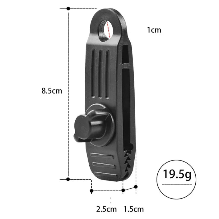 10pcs /Set Outdoor Camping Canopy Windproof Clip Tent Additional Pull Point Plastic Clip Rainproof Tarp Fixing Clip, B Clip, B Clip + Bouncy Ball