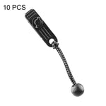 10pcs /Set Outdoor Camping Canopy Windproof Clip Tent Additional Pull Point Plastic Clip Rainproof Tarp Fixing Clip, B Clip, B Clip + Bouncy Ball