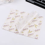 100 Sheets / Pack Cake Greaseproof Paper Baking Packaging Plate Paper Hamburger Paper, Colour: Classical Newspaper, Classical Newspaper, Color Pastry, Orange Tower, White English, Coffee English, Wheat English, Pure White, Thick Kraft Paper, Gray Tower