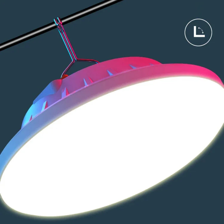 UFO Rechargeable Light Household Emergency Light Bulb Outdoor Camping Night Market Stall Light, V60 30 LEDs, V61 60 LEDs, V62 120 LEDs, V61 Solar Power 60 LEDs, V61 Solar + RC 60 LEDs, V62 Solar Power 120 LEDs, V62 Solar + RC 120 LEDs