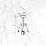 Kitchen Multifunctional Manual Wine Zinc Alloy Bottle Opener, Zinc Alloy Silver