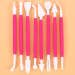 2 Sets Carving Pen Cake Fondant Carving Knife Making Cutting Tool 01030 Purple (OPP Bag Packaging), 01071 Yellow (OPP Bag Packaging), 01018 Red (OPP Bag Packaging), 02023 Blue (OPP Bag Packaging), 02030 Pink (OPP Bag Packaging)                         ...