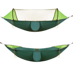 Anti-Rollover Automatic Quick-Opening Mosquito Net Hammock Outdoor Camping Double Anti-Mosquito Hammock, Size: 290x140cm, 290x140cm Yellow, 290x140cm Green, 290x140cm Blue
