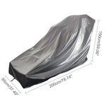 Outdoor Household Mini Treadmill Dustproof And Rainproof Cover Spinning Sunscreen And Dustproof Cover, 95x110x160cm