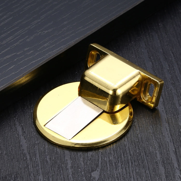 Zinc Alloy Non-Perforated Suction Silent Strong Magnetic Door Stopper, Red Ancient, Brushed Steel, Black, White, Yellow, Bright Gold, Bronze