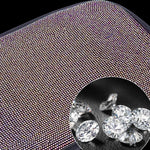 Car Diamond Armrest Box Cushion Personalized Car Decorations Dirt And Non-Slip, Black Colorful Diamond, Black White Diamond, Black Blue Diamond, Black Green Diamond