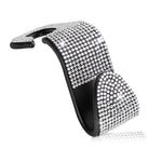 3 PCS Car Rear Seat Hooks Car Seats Multi-Function Diamond-Studded Hooks, White Diamond, Colorful Diamond, Black Diamond, Emerald, Gray Diamond, Pink Diamond, Red Diamond