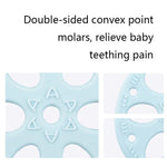 M010093 Silicone Lotus Root Tablets Baby Soothing Teether Children Molars Toys Maternal And Child Supplies, Colour: Beige With Lanyard, Pink, Yellow, Blue, Beige, Pink With Lanyard, Yellow With Lanyard, Blue With Lanyard, Beige With Lanyard