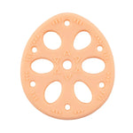 M010093 Silicone Lotus Root Tablets Baby Soothing Teether Children Molars Toys Maternal And Child Supplies, Colour: Beige With Lanyard, Pink, Yellow, Blue, Beige, Pink With Lanyard, Yellow With Lanyard, Blue With Lanyard, Beige With Lanyard