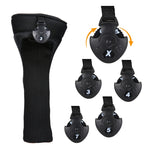 3 In 1 No.1 / No.3 / No.5 Clubs Protective Cover Golf Club Head Cover, HD-014 3 in 1 Blue, HD-014 3 in 1 Black, HD-014 3 in 1 Red