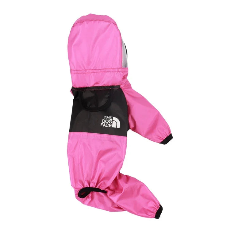 Seasons Universal Raincoat For Dogs Four-Legged Clothing Transparent PU Waterproof Clothing, S, M, L, XL, XXXL, XXXXL