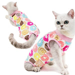 Female Cat Breathable And Anti-Licking Sterilization Clothing, S, M, L, XL