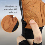 WEST BIKING YP0211196 Half-Finger Shock-Absorbing Anti-Skid Motorcycle Bike Gloves Riding Equipment, S, M, L, XL