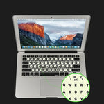 3 PCS Luminous Keyboard Stickers Notebook Desktop Computer Keyboard Stickers, English Arabic, Russian Black Word, English, Italian, German, Spanish, Japanese, French, Korean, Hebrew, Thai