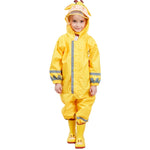 Children One-Piece Raincoat Boys And Girls Lightweight Hooded Poncho, S, L, M