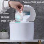 EXPED SMART Desktop Smart Induction Electric Storage Box Car Office Trash Can, Specification:, 3L Battery Version (White), 3L Battery Version (Khaki), 5L Battery Version (White), 5L Battery Version (Khaki), 3L USB Charging (White), 3L USB Charging (Kha...