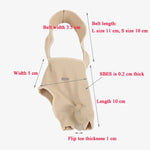 Two Toes Split Toe Guard Foot Cover Toe Separation Thumb Varus Correction Foot Cover,Style:, Outer Leakage Complexion S (35-40), Outer Leakage Complexion L (40-45), Inner Package Complexion S (35-40), Inner Package Complexion L (40-45)
