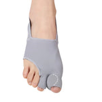 Two Toes Split Toe Guard Foot Cover Toe Separation Thumb Varus Correction Foot Cover,Style:, Outer Leakage Complexion S (35-40), Outer Leakage Complexion L (40-45), Inner Package Complexion S (35-40), Inner Package Complexion L (40-45)