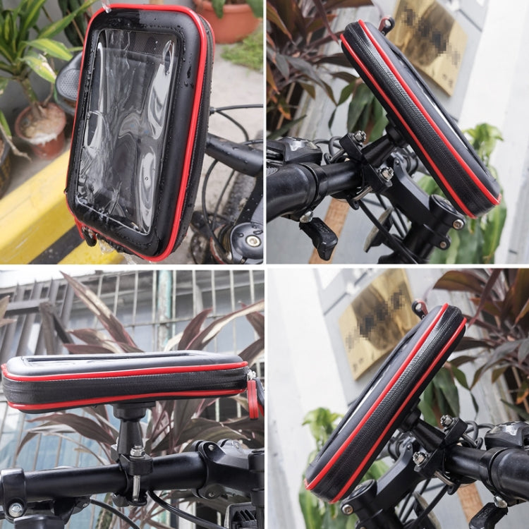 OKD Motorcycle Bicycle Touch Screen Waterproof Mobile Phone Bag Bracket, L-3, XL-4