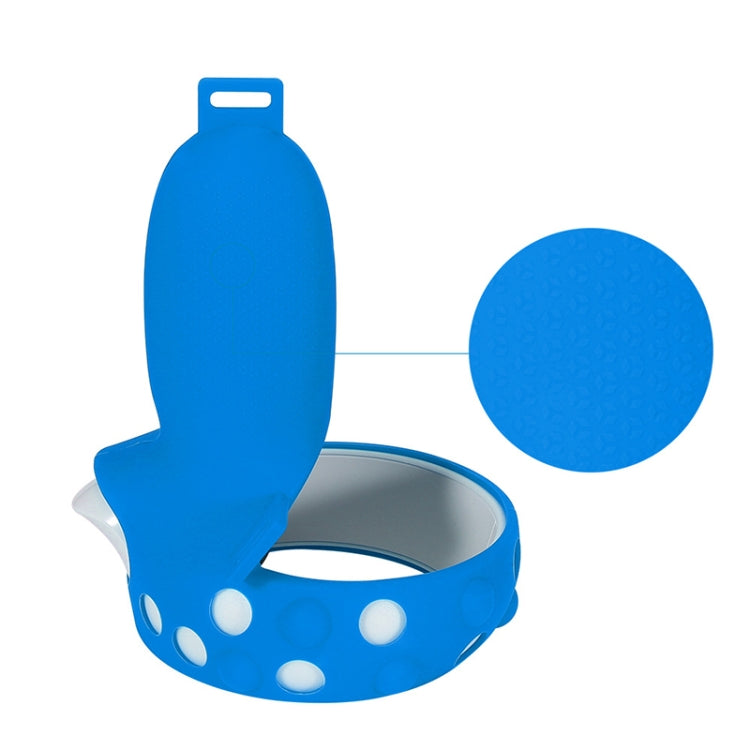 2 Sets GS092 Handle Controller Silicone Protective Cover Anti-Fall And Anti-Lost All-Inclusive Cover For Oculus Quest 2, GS092 Blue, GS092 Black