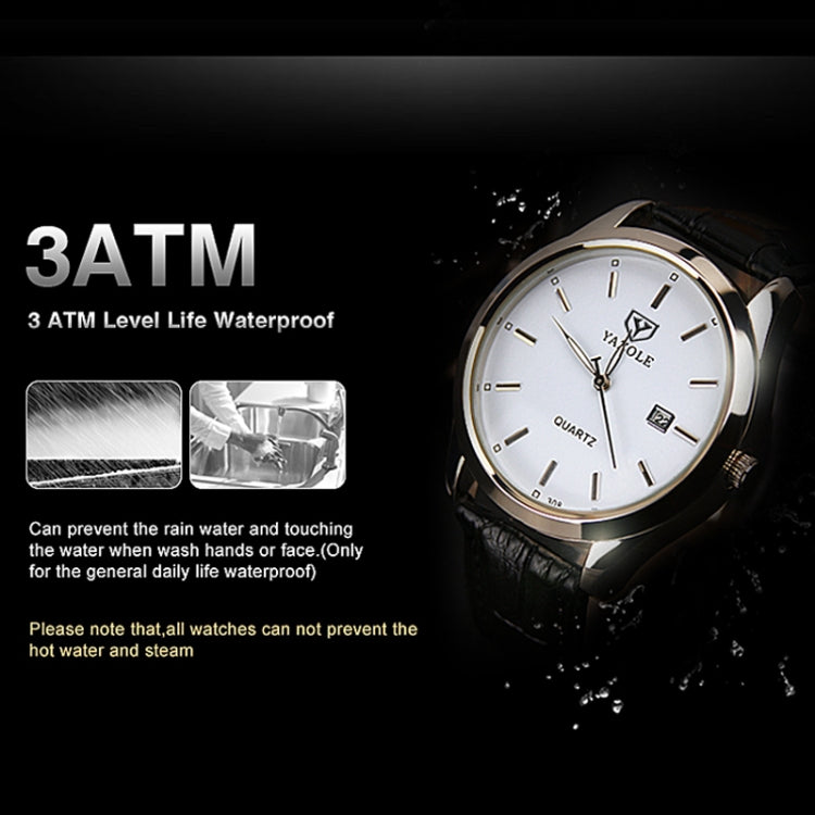 YAZOLE 308 Luminous Quartz Watch Men Watch, White Tray Brown Belt, White Tray Black Belt, Black Tray Black Belt, Black Tray Brown Belt, White Tray Silver Steel Strip, Black Tray Silver Steel Strip, Black Shell Black Tray Black Belt                     ...