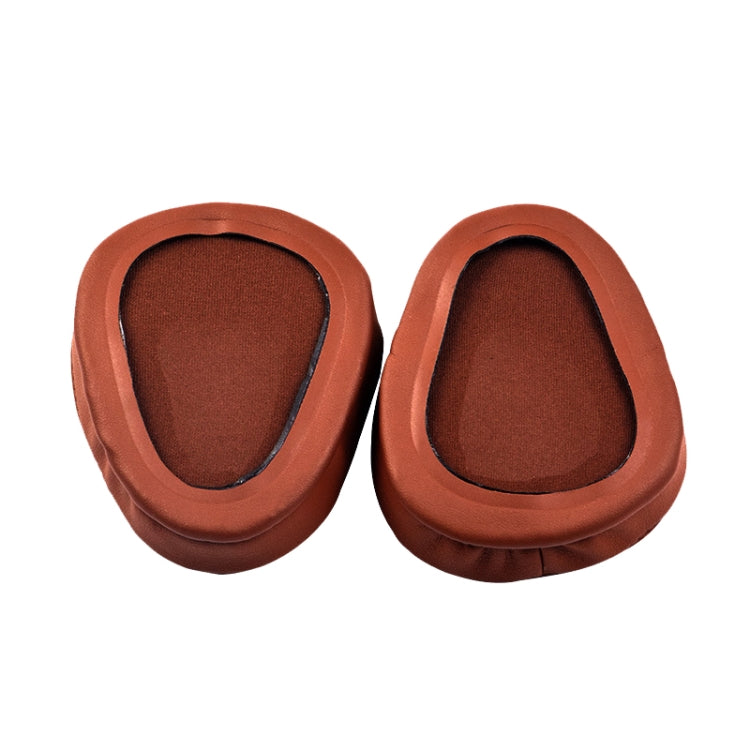 1 Pairs Headphone Sponge Leather Earmuffs For Skullcandy Aviator 2, Black, Brown