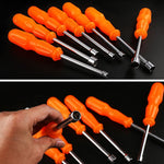 4 PCS Hexagon Socket Manual Wrench Screw, 5mm, 5.5mm, 6mm, 7mm, 8mm, 9mm, 10mm