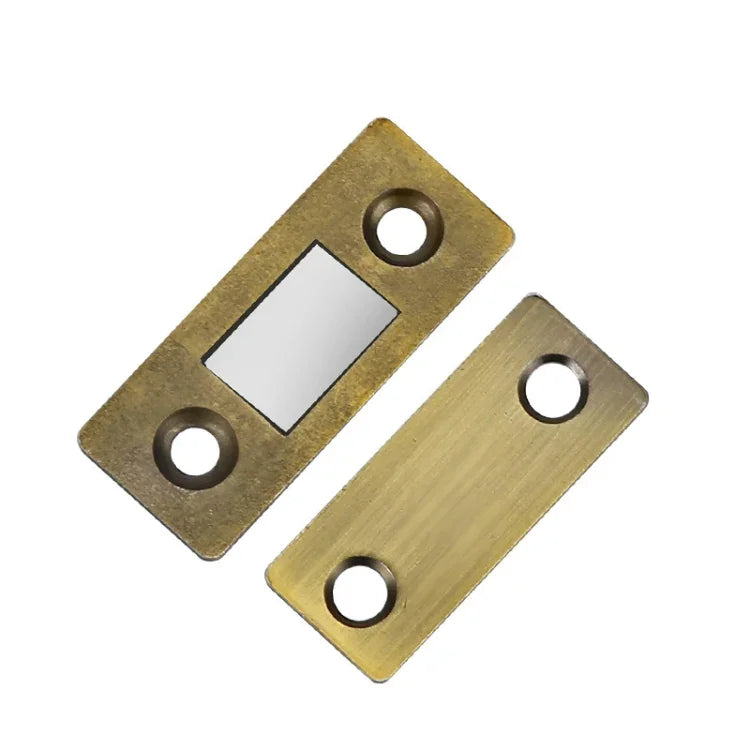 Punch-Free Invisible Cabinet Door Magnetic Suction Launcher Door Suction Double Magnet Sliding Door Suction, Black, Golden, Green Bronze, Red Bronze, Yellow Bronze