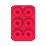 Oven Baking Tools Silicone Cake Donut Mold, 8 Even Brown, 6 Even Blue, 6 Even Purple, 6 Even Green, 6 Even Orange, 6 Even Yellow, 6 Even Red