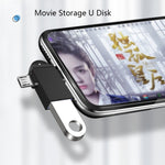 10 PCS LI-09 USB 3.0 Female to USB-C / Type-C + Micro USB Male Multi-Function OTG Adapter with Lanyard, Black, Gold, Silver, Rose Gold