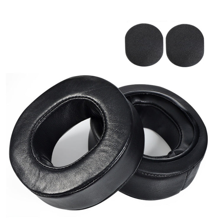 2 PCS Earmuffs Sponge Cover For Sony MDR-DS7500 / RF7500, Style:, Thickened Protein Skin With Cotton Pads, Thickened Lambskin With Cotton Pads, Original Protein Skin, Original Lambskin