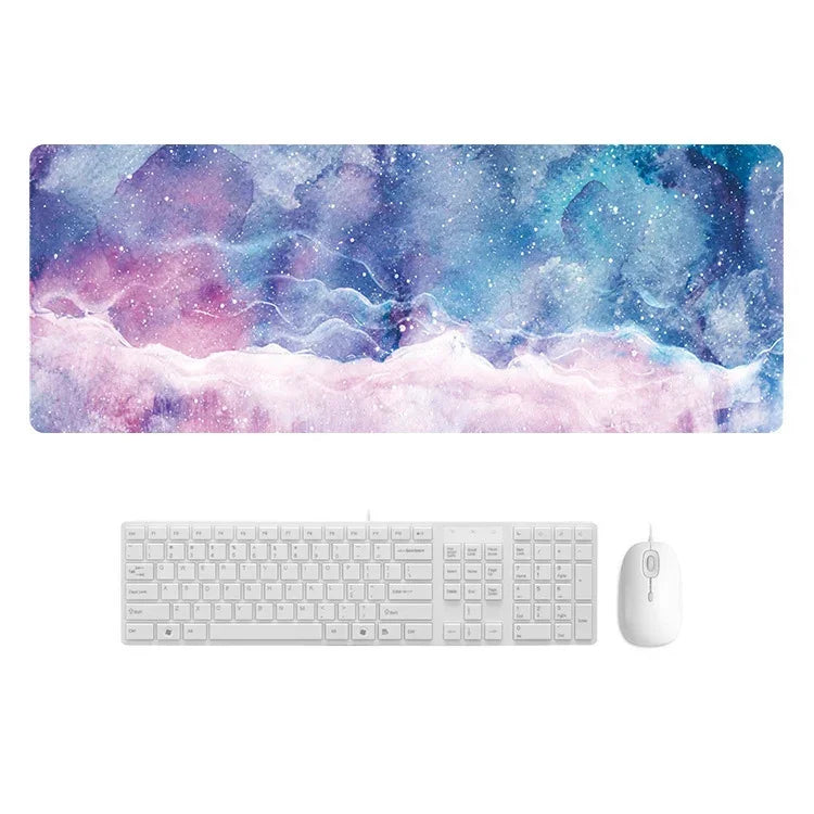 Marbling Wear-Resistant Rubber Mouse Pad, 300x800x4mm, 400x900x2mm, 400x900x3mm