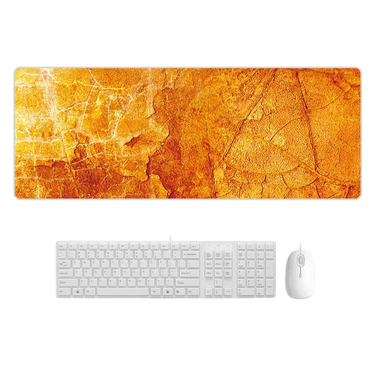 Marbling Wear-Resistant Rubber Mouse Pad, 400x900x4mm, 400x900x5mm, 300x800x5mm, 300x700x4mm