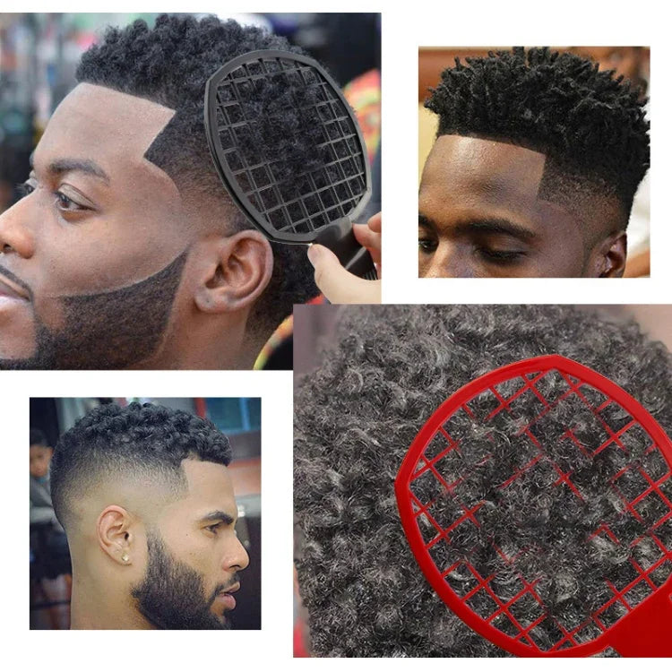 Men Curly Hair Comb Afro Dirty Braid Hair Comb, NO8-1 Black, NO8-2 Red, NO8-3 Pink, NO8-4 Blue