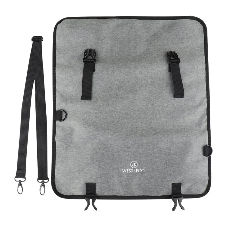 WESSLECO Chef Knife Tool Storage Bag Oxford Cloth Knife Bag, WESSLECO Gray