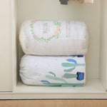 Large-capacity Household Waterproof Moisture-proof Quilt Storage Bag Packing Bag, Striped Deer, Cute Beer, Cactus, Garlands