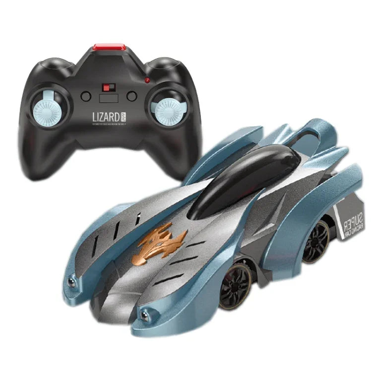 Remote Control Wall Climbing Car Mini Electric Remote Control Car Children Toy, Red Charge Handle RC Edition, Red Flame Handle RC Edition, Blue Break Handle RC Edition, Blue Lightning Handle RC Edition, Red Charge Watch RC Edition                      ...