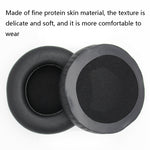 1 Pair Thicken Sponge Headset Set 90mm Earmuffs For Kraken 7.1 V2 Pro, Black, Orange