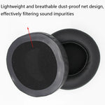 1 Pair Thicken Sponge Headset Set 90mm Earmuffs For Kraken 7.1 V2 Pro, Black, Orange
