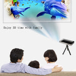 C6 2GB+32GB Android Smart DLP HD Projector Mini Wireless Projector, US Plug (Black), EU Plug (Black), UK Plug (Black), AU Plug (Black), US Plug (White), UK Plug (White), AU Plug (White)