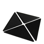 4 PCS/Set Recyclable Anti-Slip Washable Rug Carpet Mat for Home Bath Living Room, Washable Rug