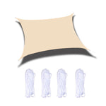 Outdoor Garden Sunshade Sail Waterproof Anti-UV Canopy, Size: 2m x 5m, 2m x 5m