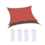 Outdoor Garden Sunshade Sail Waterproof Anti-UV Canopy, Size: 2m x 5m, 2m x 5m