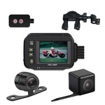 MT30 720P Waterproof Motorcycle Driving Recorder Locomotive Front And Rear Double Lens Recorder, MT30