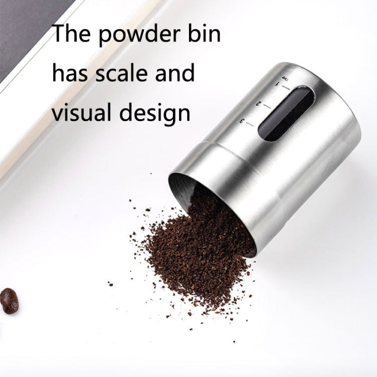 Portable Hand Crank Coffee Machine Stainless Steel Manual Grinder, Medium
