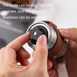 Portable Hand Crank Coffee Machine Stainless Steel Manual Grinder, Medium